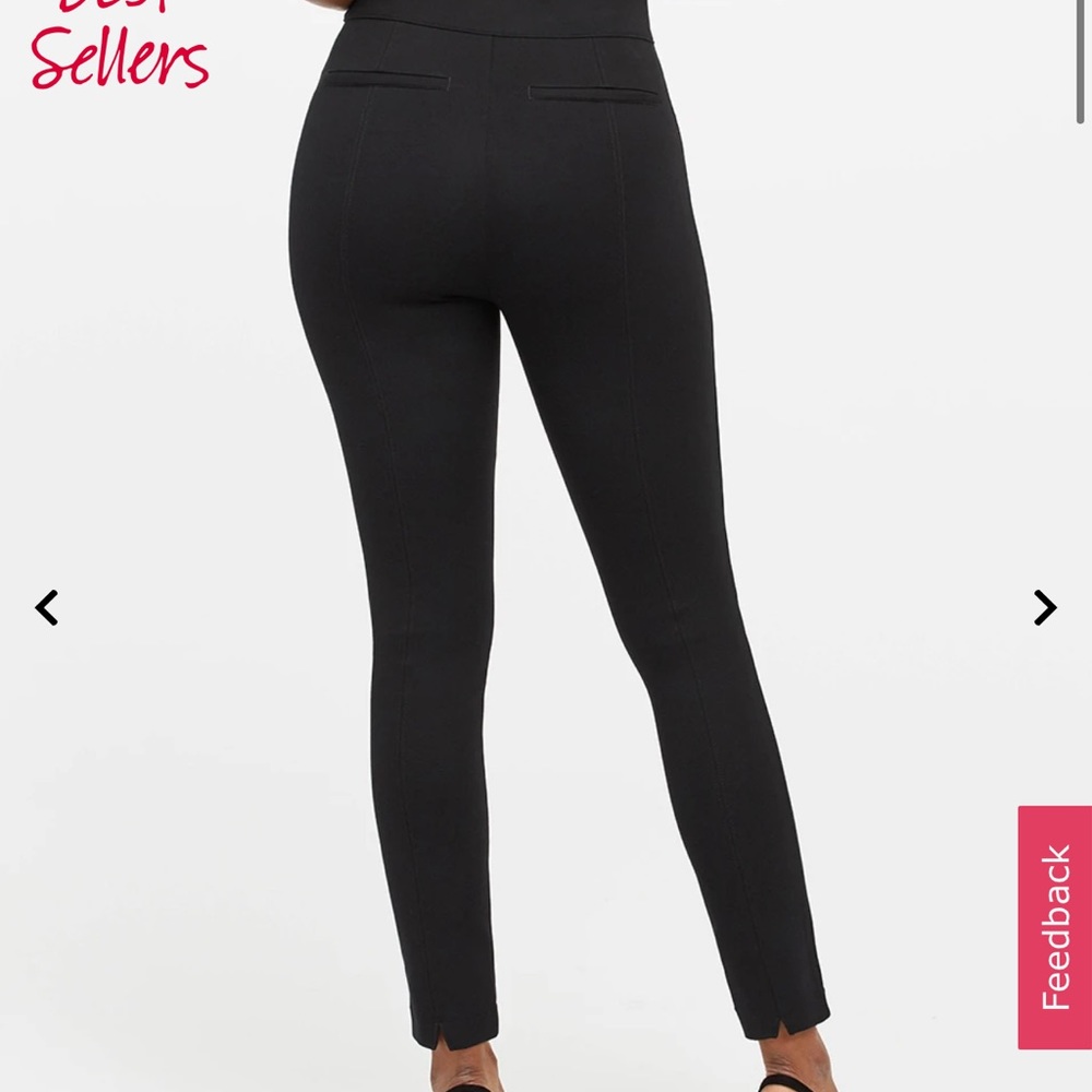 NWT Spanx Perfect Black Pant Backseam Skinny Size M